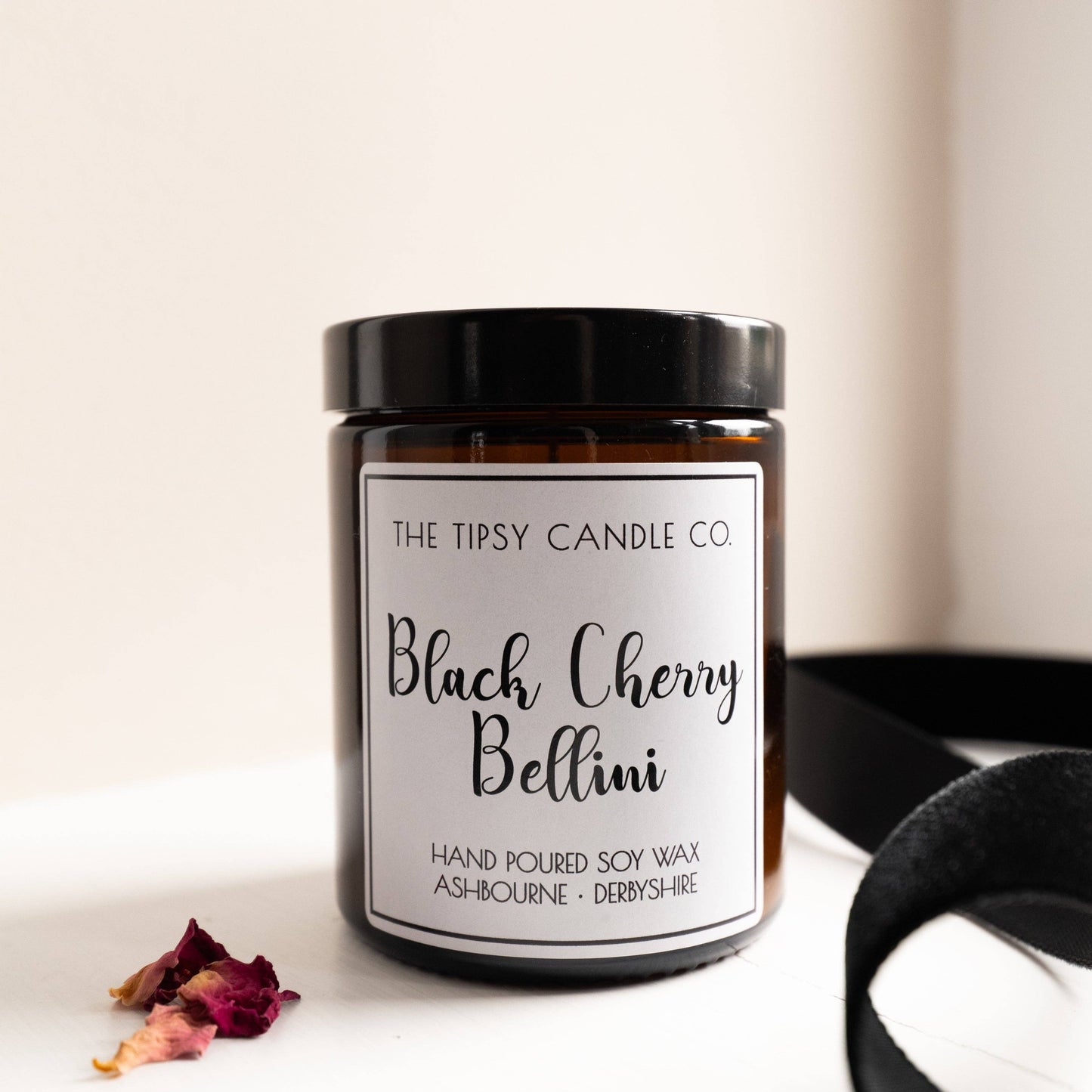 Black Cherry Bellini candle