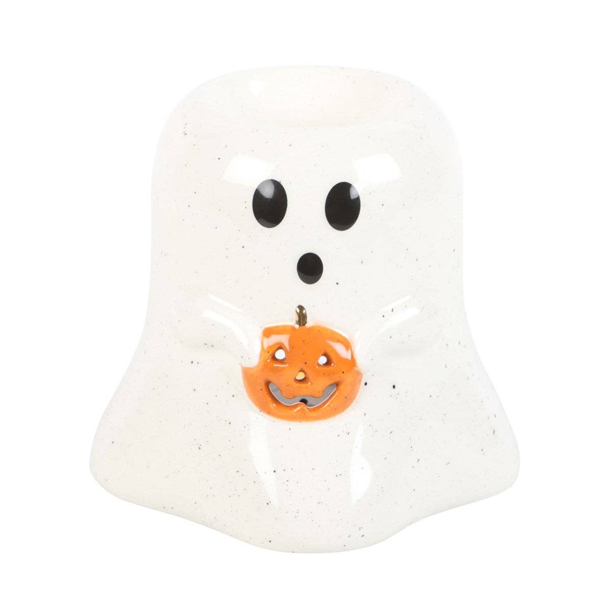 Ghost Shaped Halloween Oil Burner & Wax Warmer with Pumpkin
